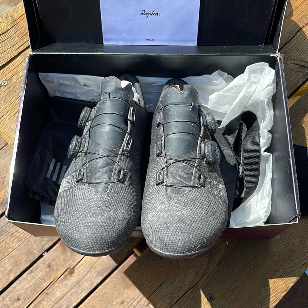 Rapha Pro Team Black Cycling Shoes